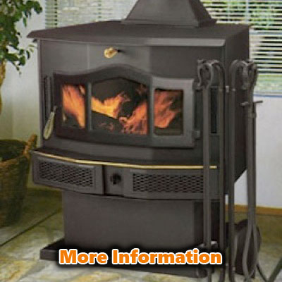 EnergyKing Bay Freestanding Fireplace